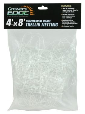 Grower's Edge Commercial Grade Trellis Netting 4 ft x 8 ft