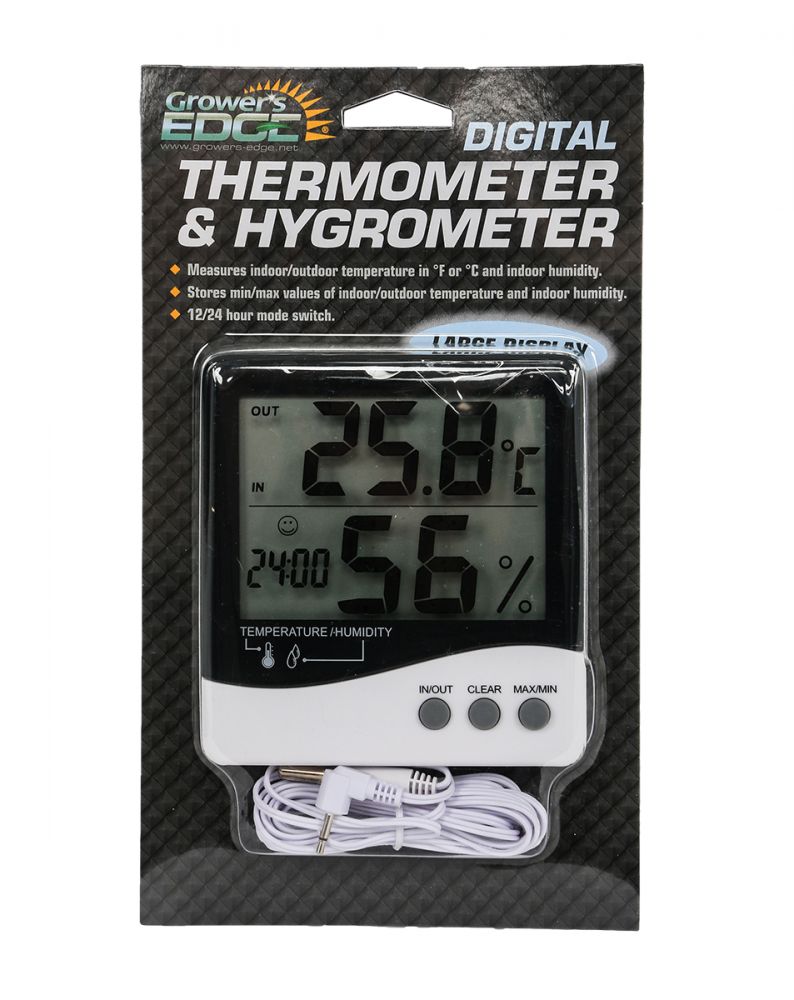 Jumbo Display Digital Thermo Hygrometer Clock